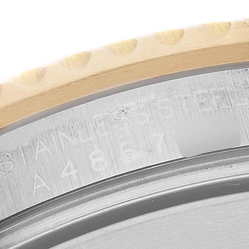 Rolex Submariner Blue Dial Steel Yellow Gold Mens Watch 16613 Box Papers For Sale 1