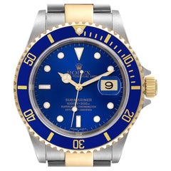 rolex submariner price Rolex Submariner Blue Dial Steel Yellow Gold Mens Watch 16613 Box Papers