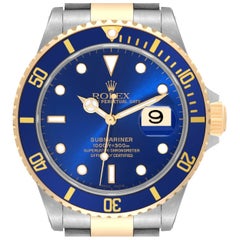 Rolex Submariner Blue Dial Steel Yellow Gold Mens Watch 16613 Rolex Submariner Blue Dial Steel Yellow Gold Mens Watch 16613