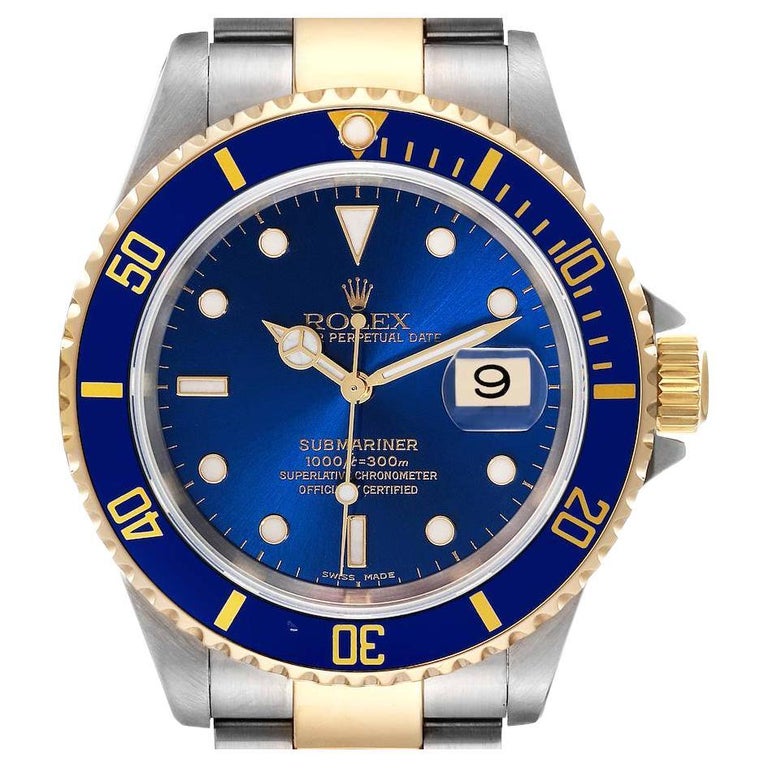 blue rolex watches for men