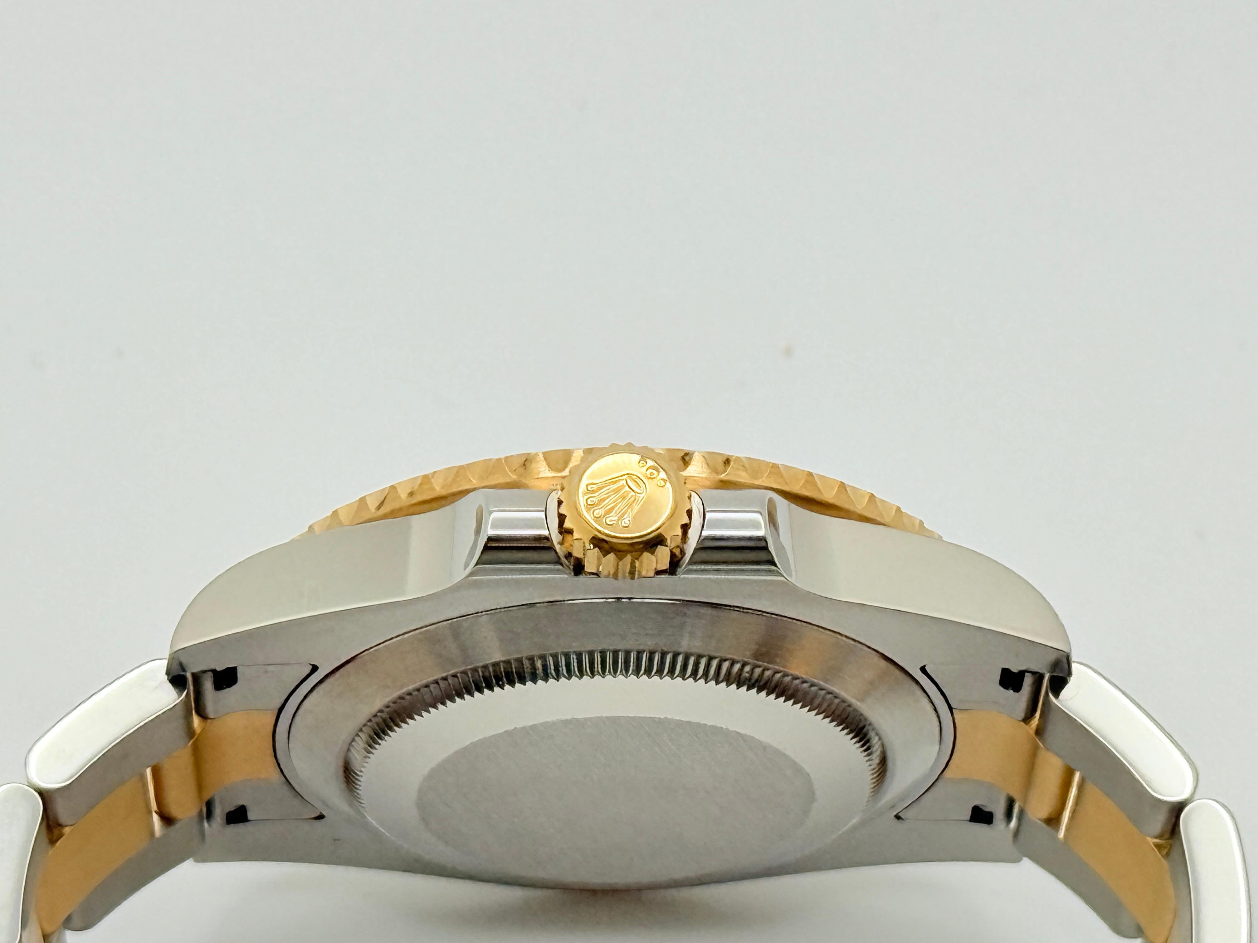 Rolex Submariner Bluesy 116613LB 40mm blau Keramik 18K Gold Stahl Box Papiere 5