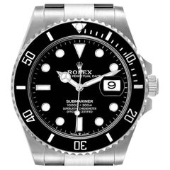 Rolex Submariner Cerachrom Bezel Oystersteel Mens Watch 126610 Box Card