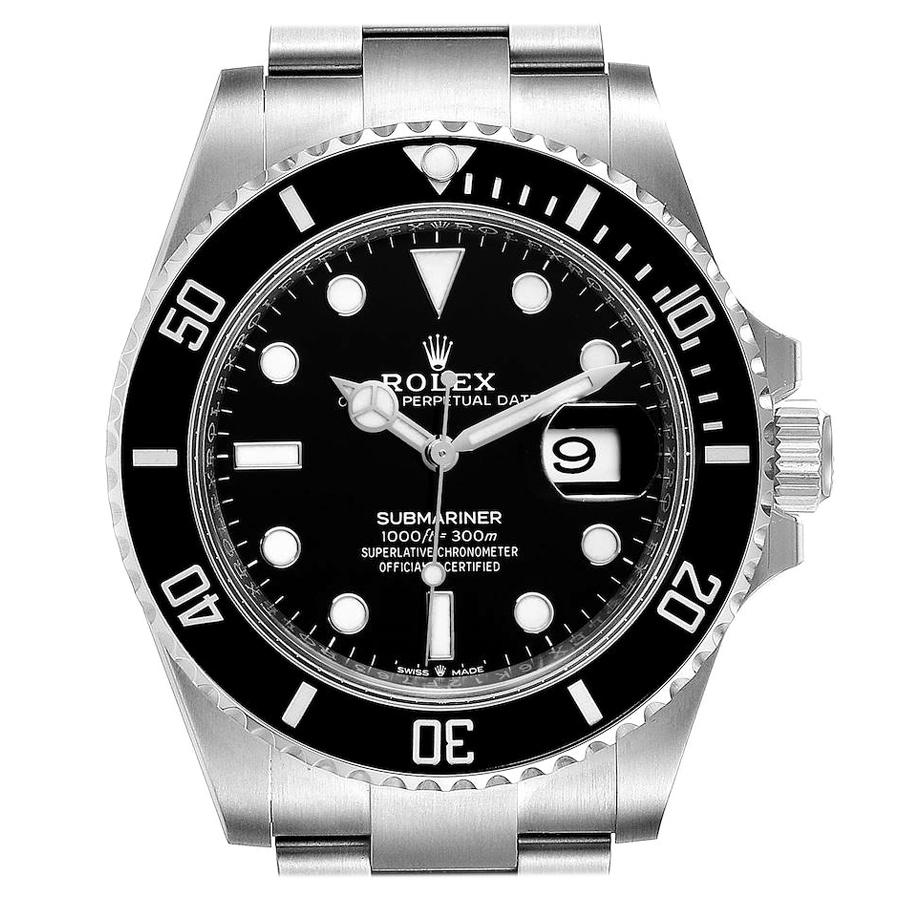 Rolex Submariner Cerachrom Bezel Oystersteel Men's Watch 126610 For Sale at  1stDibs