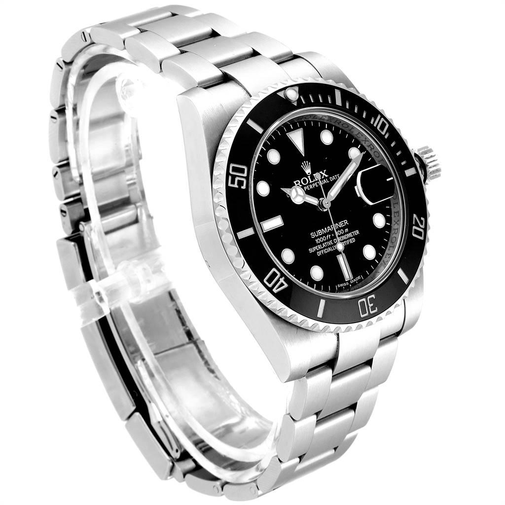 Rolex Submariner Ceramic Bezel Black Dial Steel Men’s Watch 116610 In Excellent Condition In Atlanta, GA