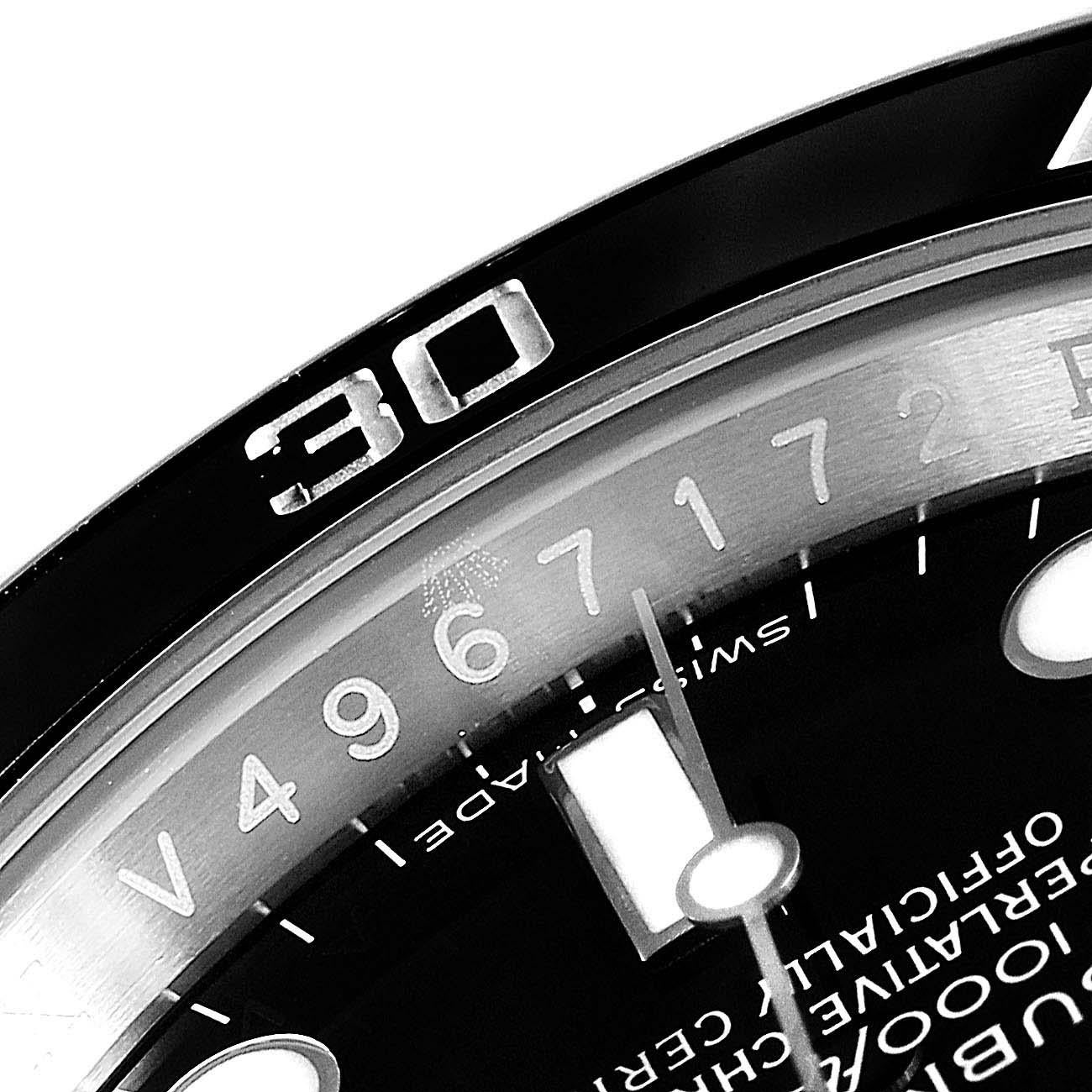 Rolex Submariner Ceramic Bezel Black Dial Steel Men's Watch 116610 4