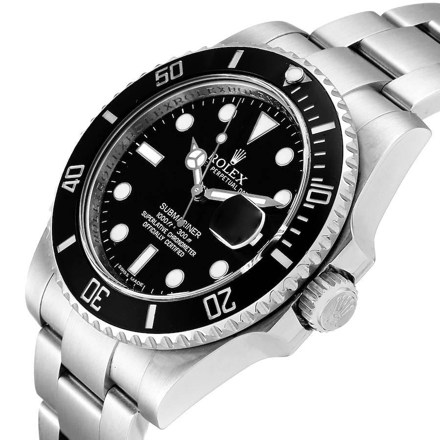 Rolex Submariner Ceramic Bezel Steel Men's Watch 116610 Box Card For Sale 2