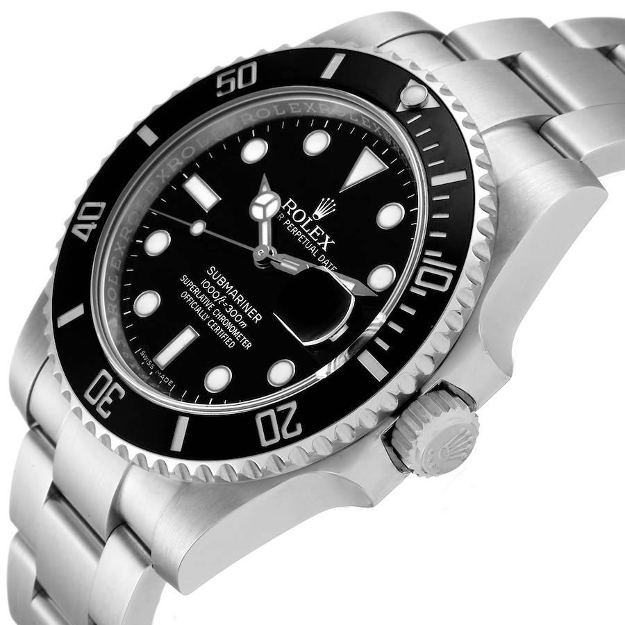 Rolex Submariner Ceramic Bezel Steel Men's Watch 116610 Box Card For Sale 2