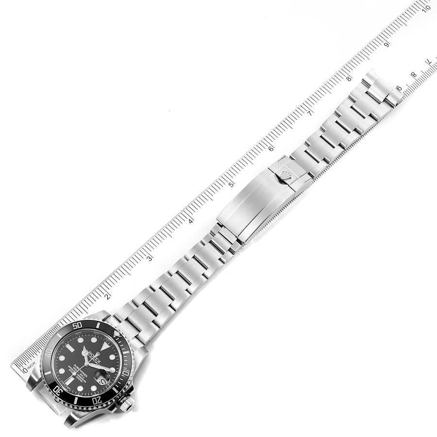 Rolex Submariner Ceramic Bezel Steel Men's Watch 116610 Box Card For Sale 7
