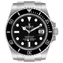 Rolex Submariner Ceramic Bezel Steel Men's Watch 116610 Box Card