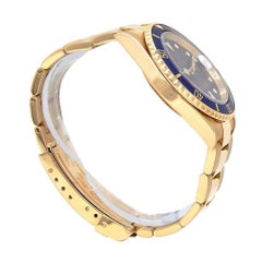 Rolex Submariner 'D Serial' 18 Karat Yellow Gold Automatic Men's Watch 16618
