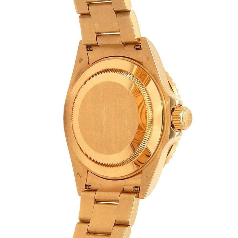 Rolex Submariner 'D Serial' 18 Karat Yellow Gold Automatic Men's Watch