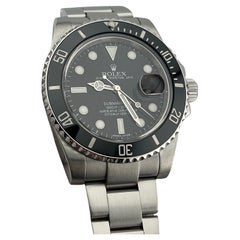 Rolex Submariner Date 116610 40 mm, céramique noire, acier inoxydable et papier de boîte