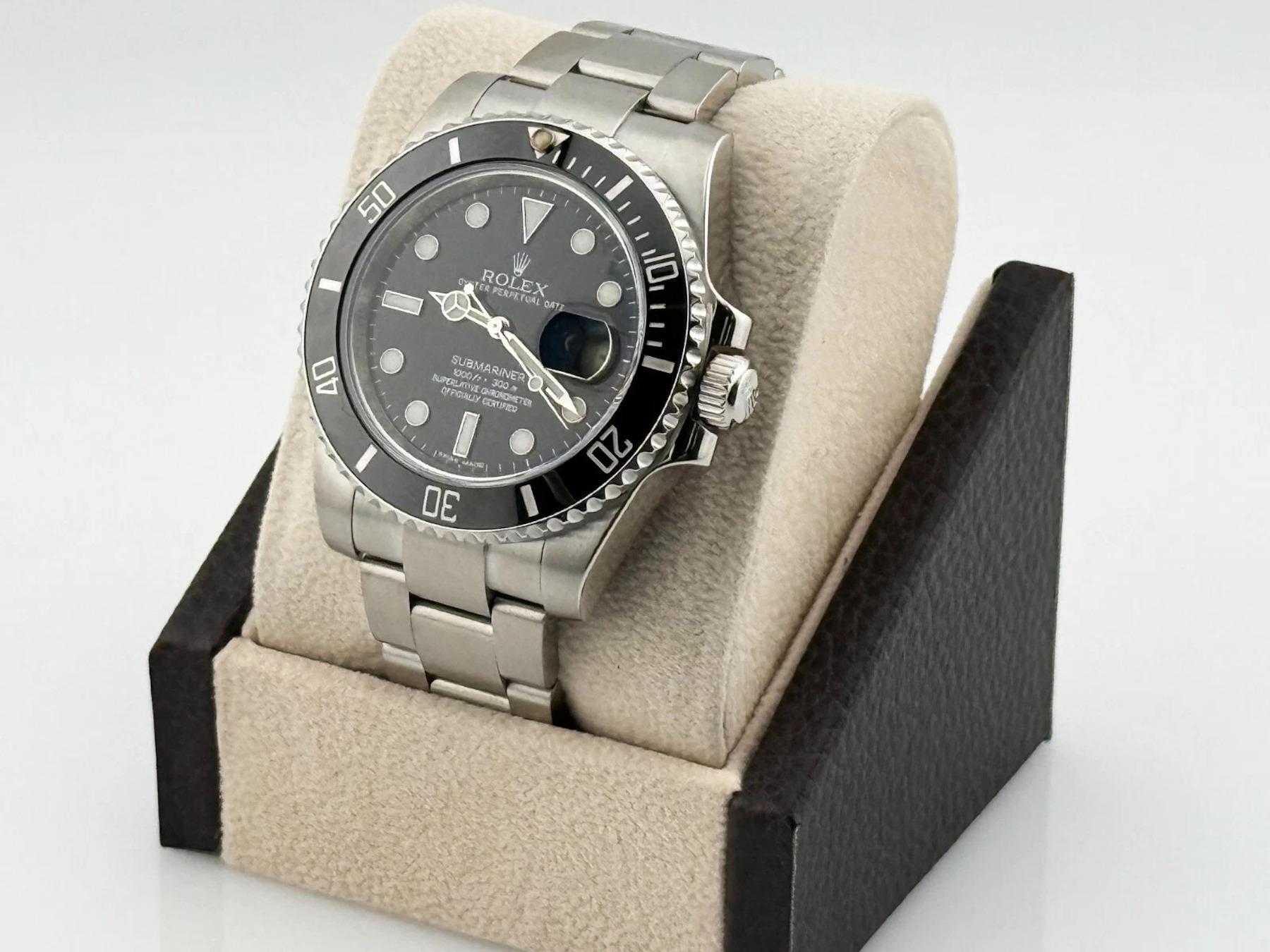 Rolex Submariner Date 116610 Stainless Steel Box Paper 40mm For Sale 2