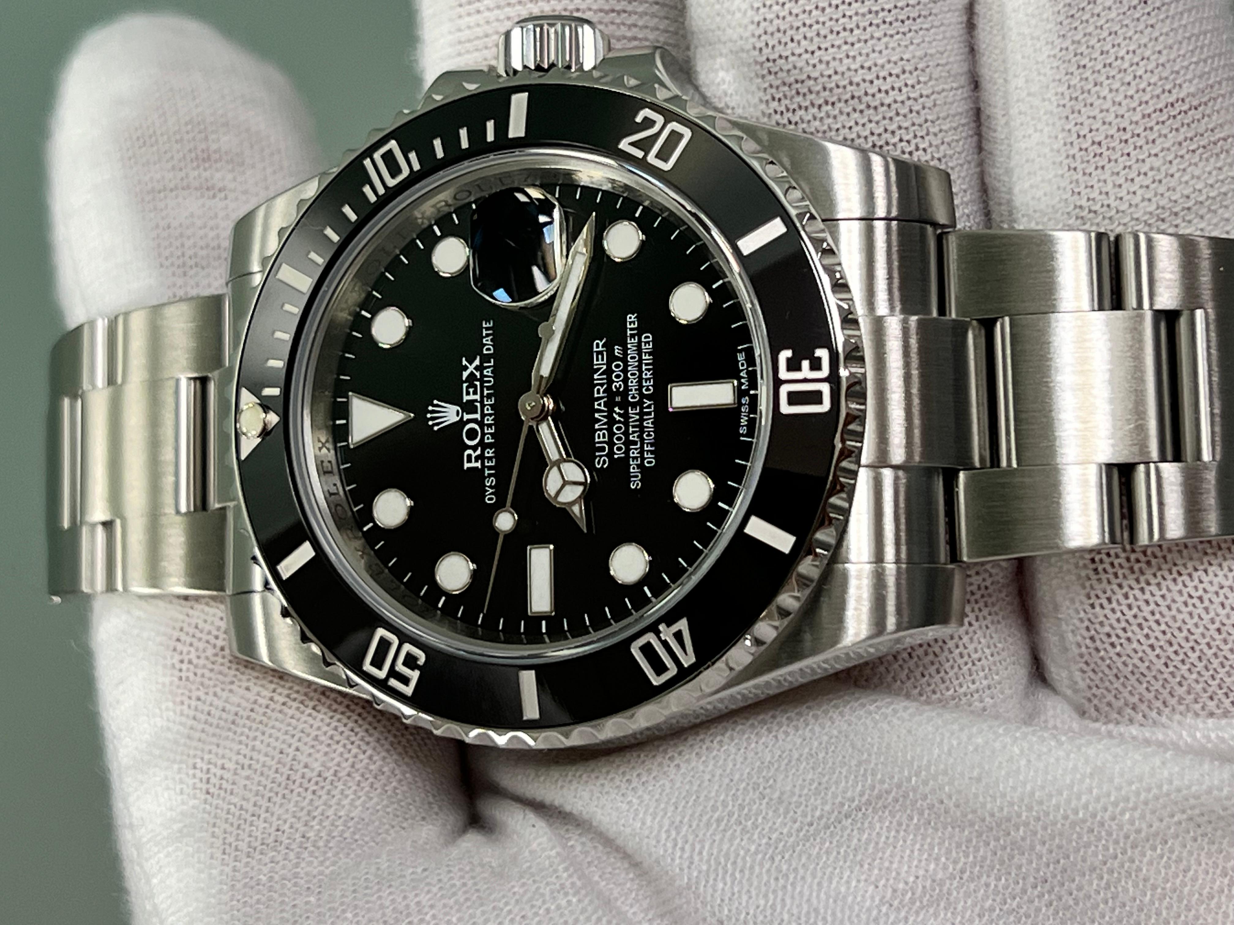 Rolex Submariner Date 116610LN 40mm Black Ceramic Stainless Steel 5