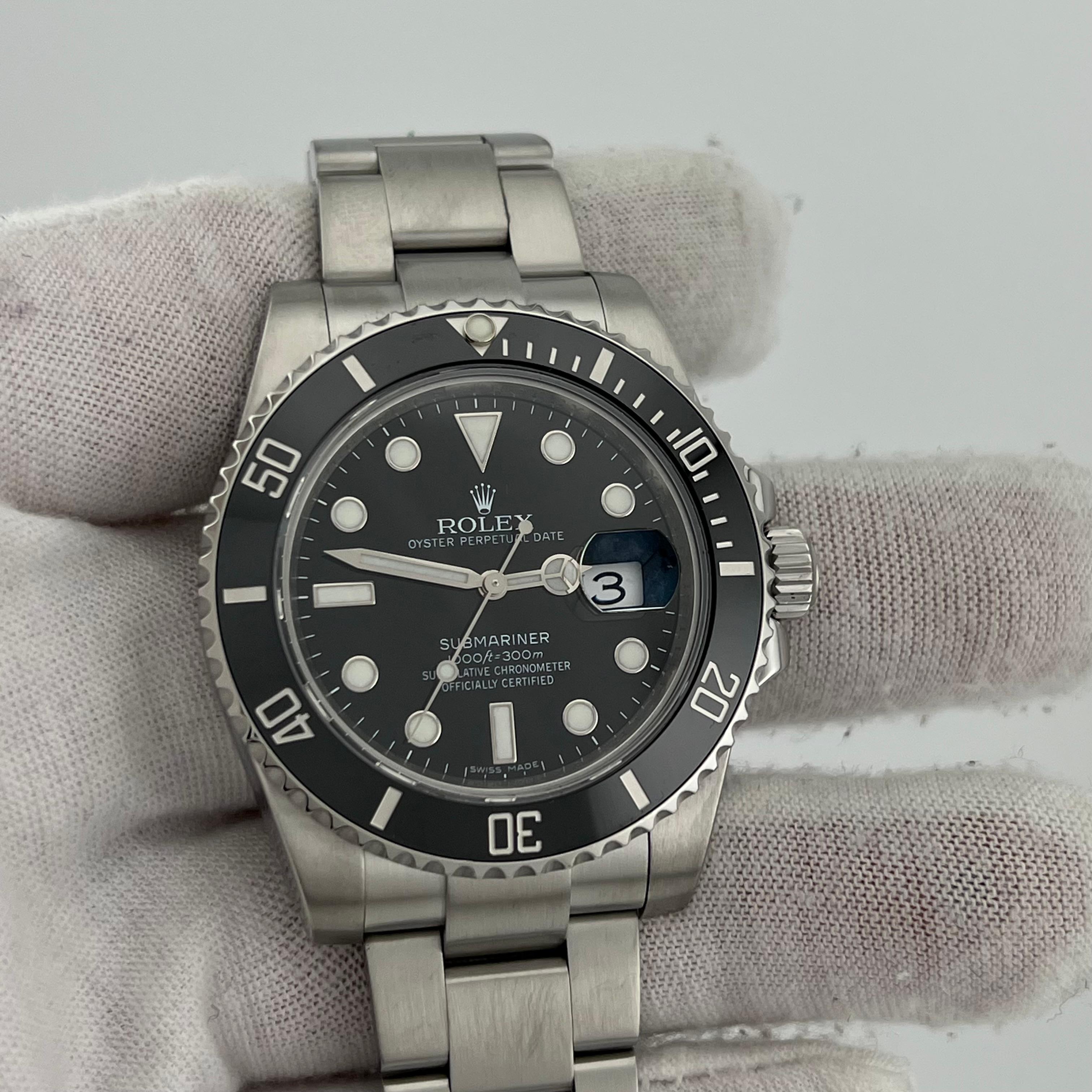 Rolex Submariner Date 116610LN Black Ceramic Stainless Steel Box Paper 10