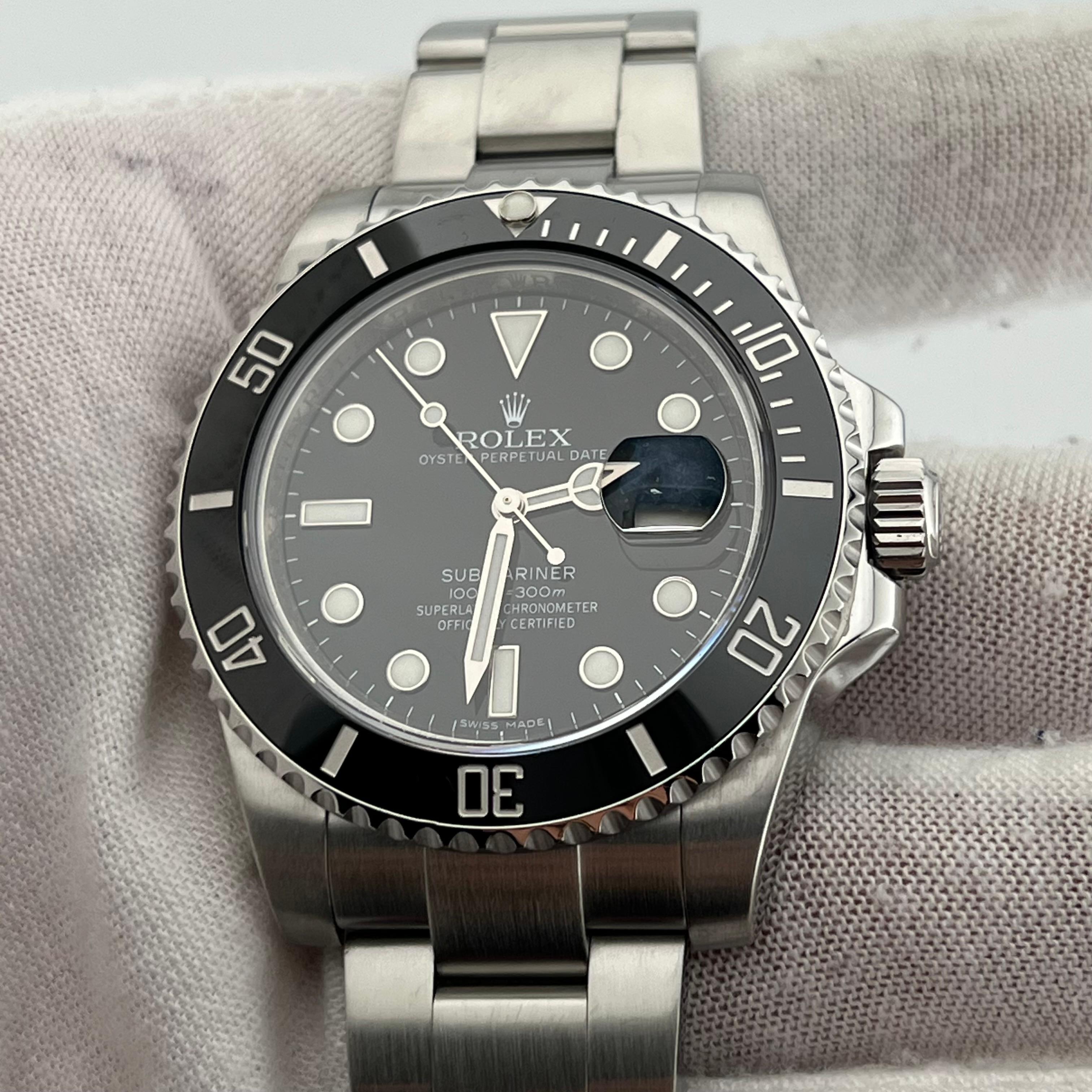 Rolex Submariner Date 116610LN Black Ceramic Stainless Steel Box Paper 1