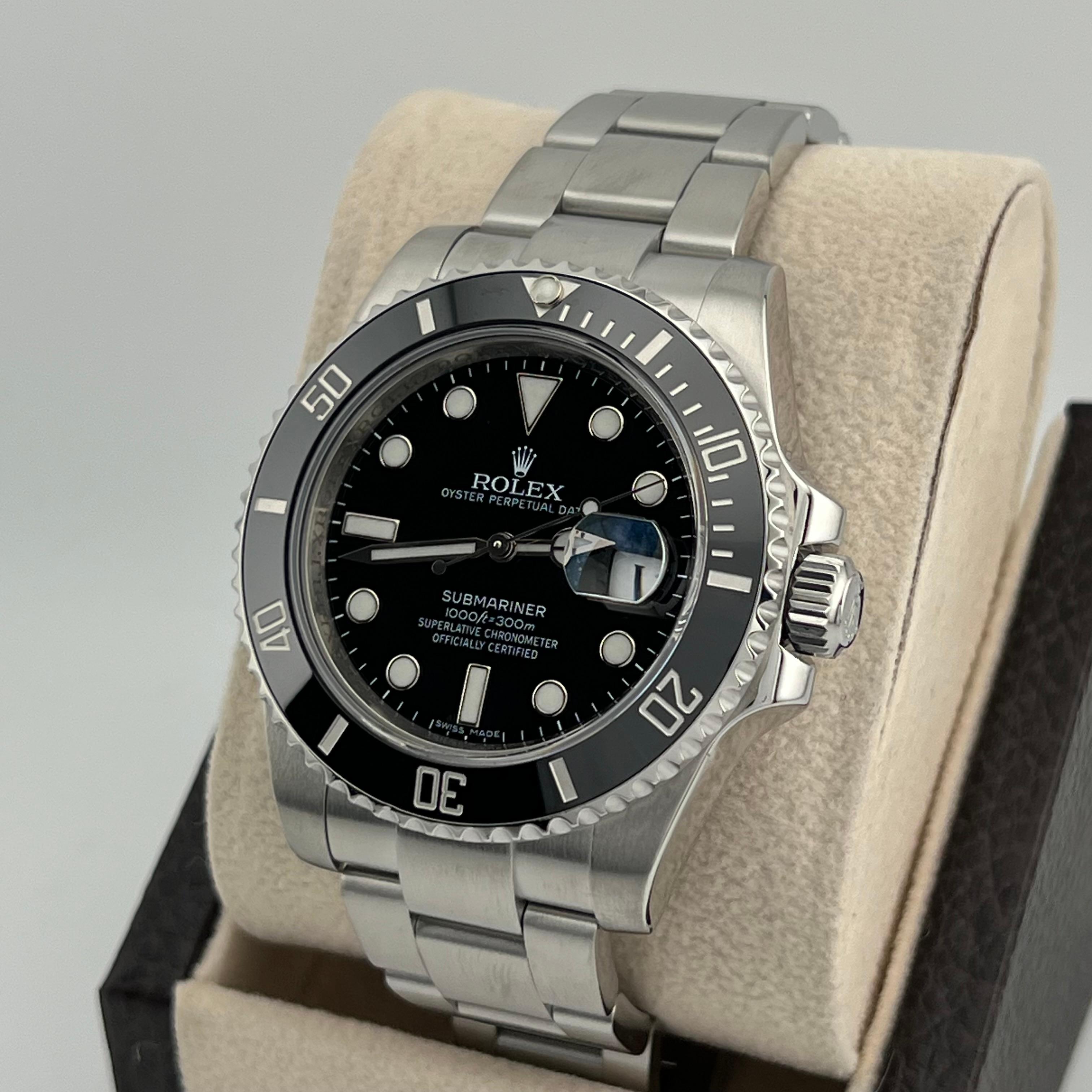 Rolex Submariner Date 116610LN Black Ceramic Stainless Steel Box Paper 3
