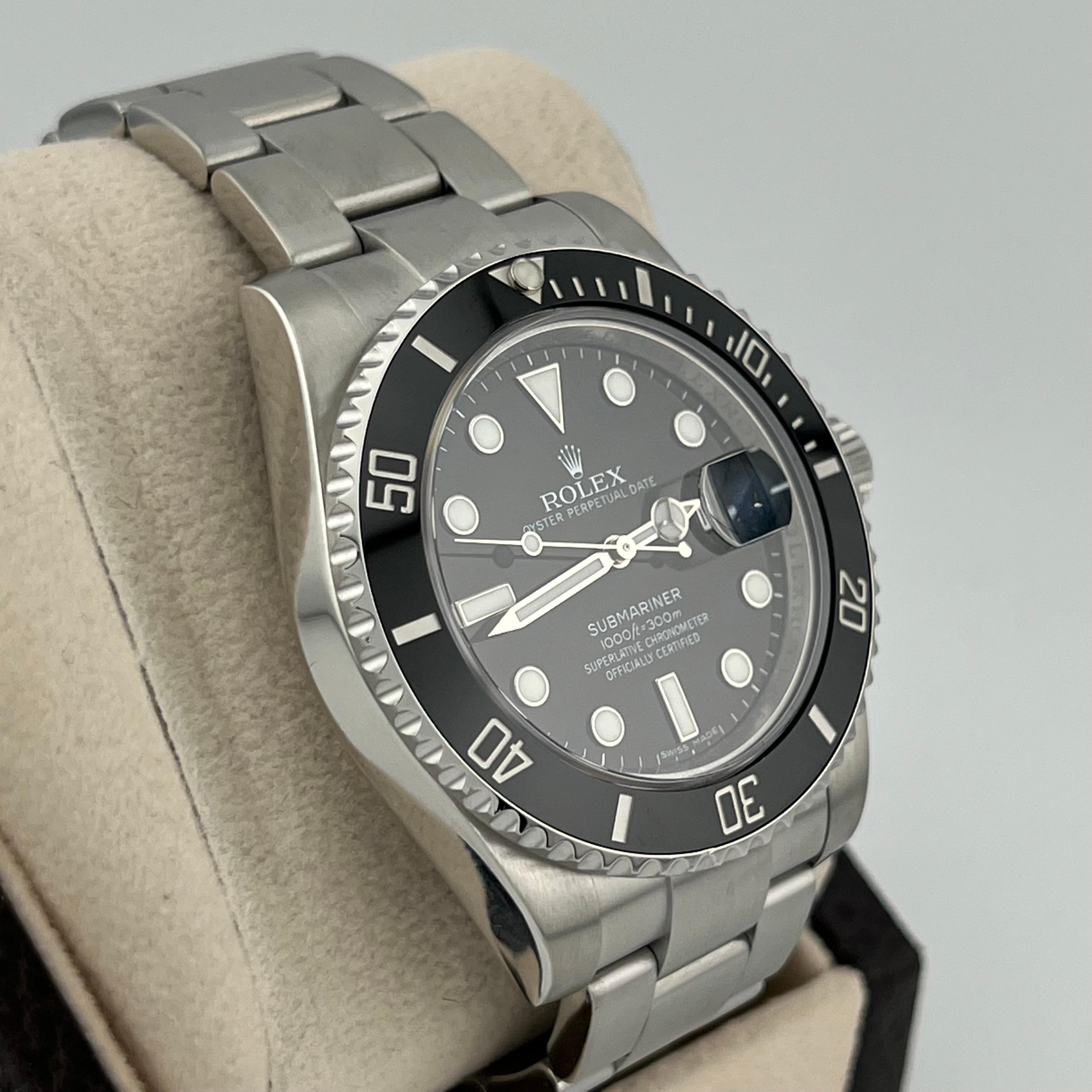 Rolex Submariner Date 116610LN Black Ceramic Stainless Steel Box Paper 4