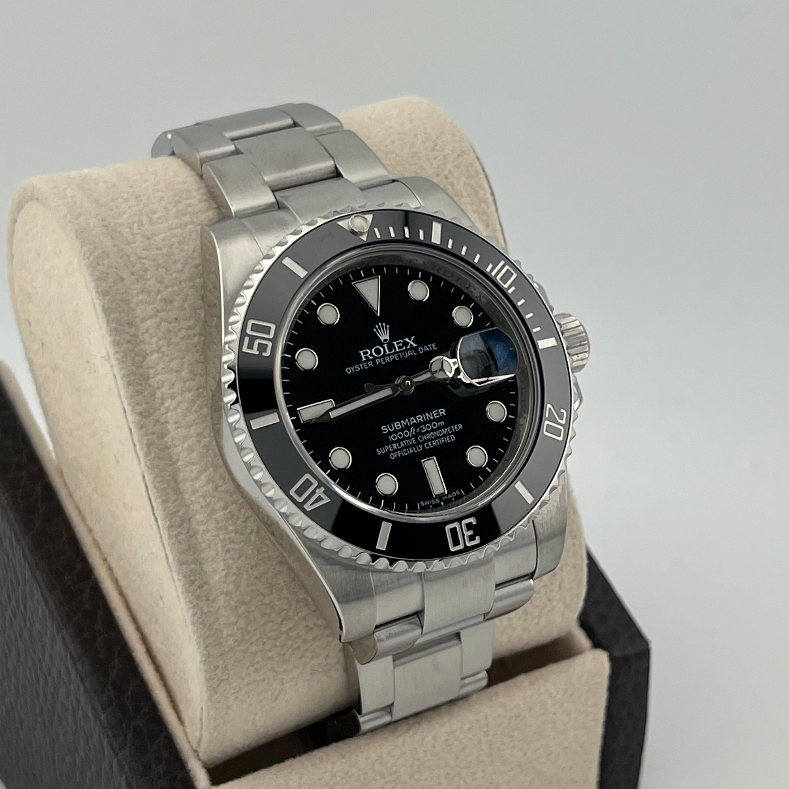Rolex Submariner Date 116610LN Black Ceramic Stainless Steel Box Paper 5