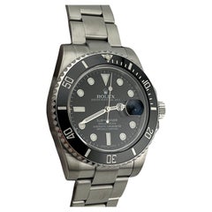 Rolex Submariner Date 116610LN Black Ceramic Stainless Steel Box Paper