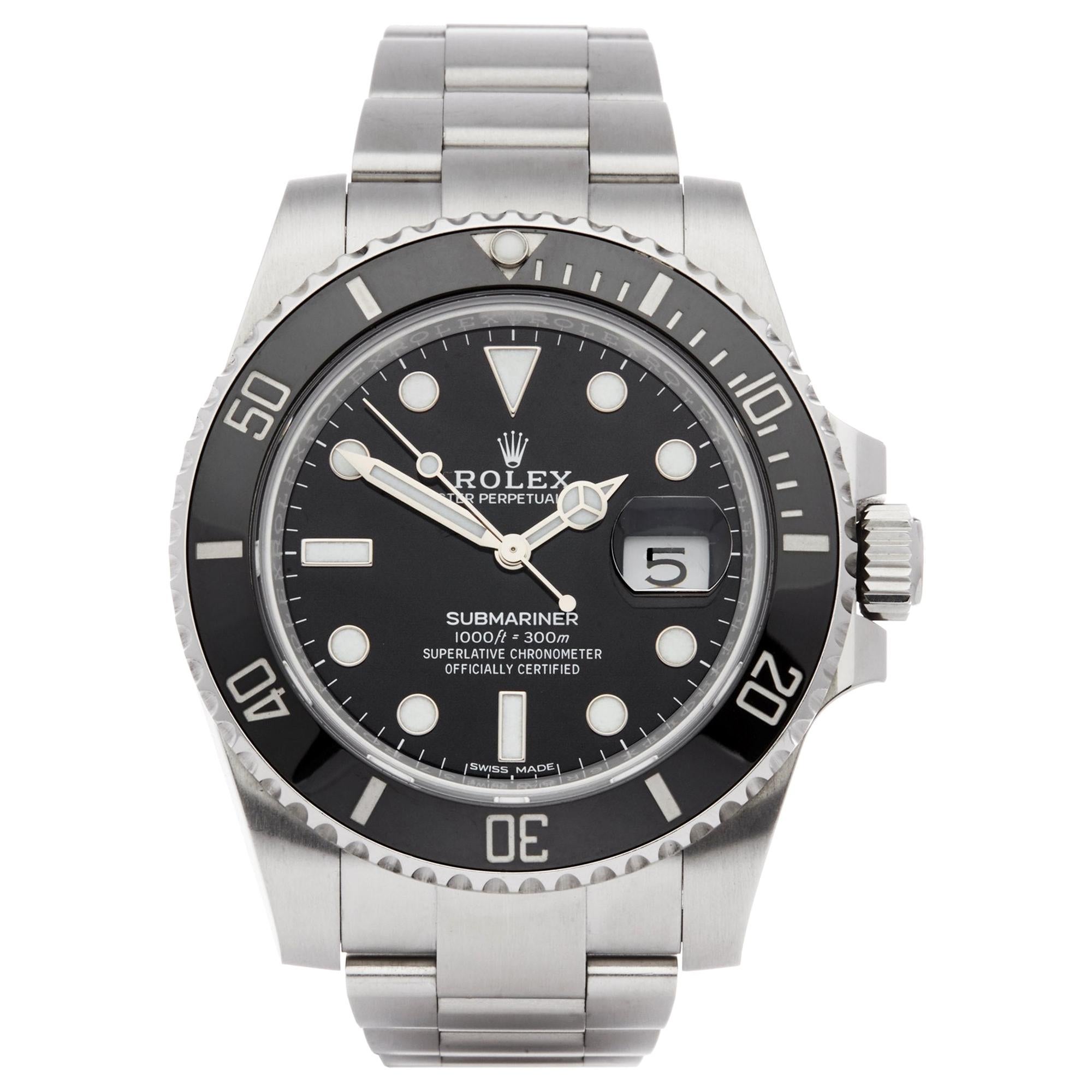 Rolex Submariner Date 116610LN Men's Stainless Steel Watch