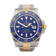 Used Rolex Submariner Date 116613 Men's Yellow Gold & Stainless Steel Watch