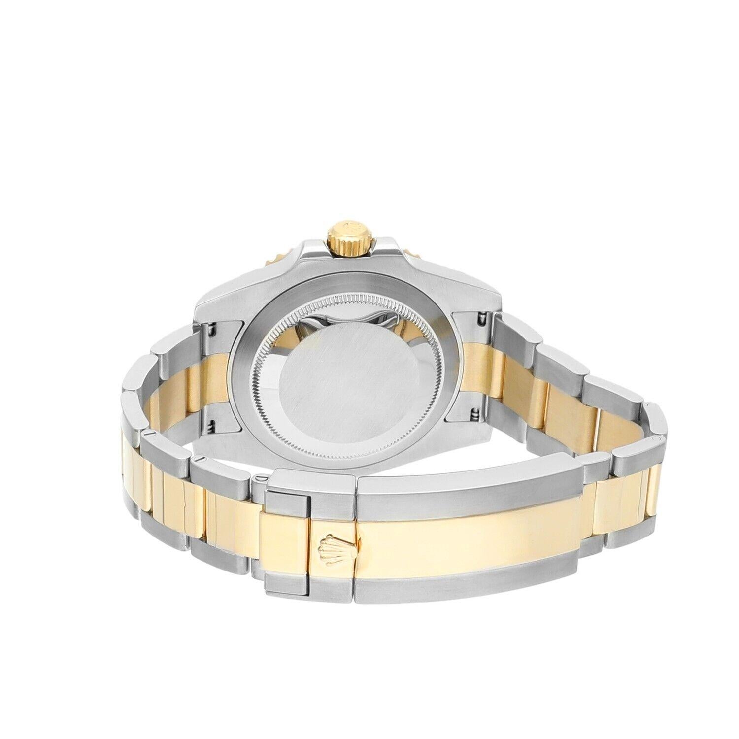 Montre Rolex Submariner Date 116613LB Ceramic Bezel Yellow Gold/Stainless Steel en vente 2