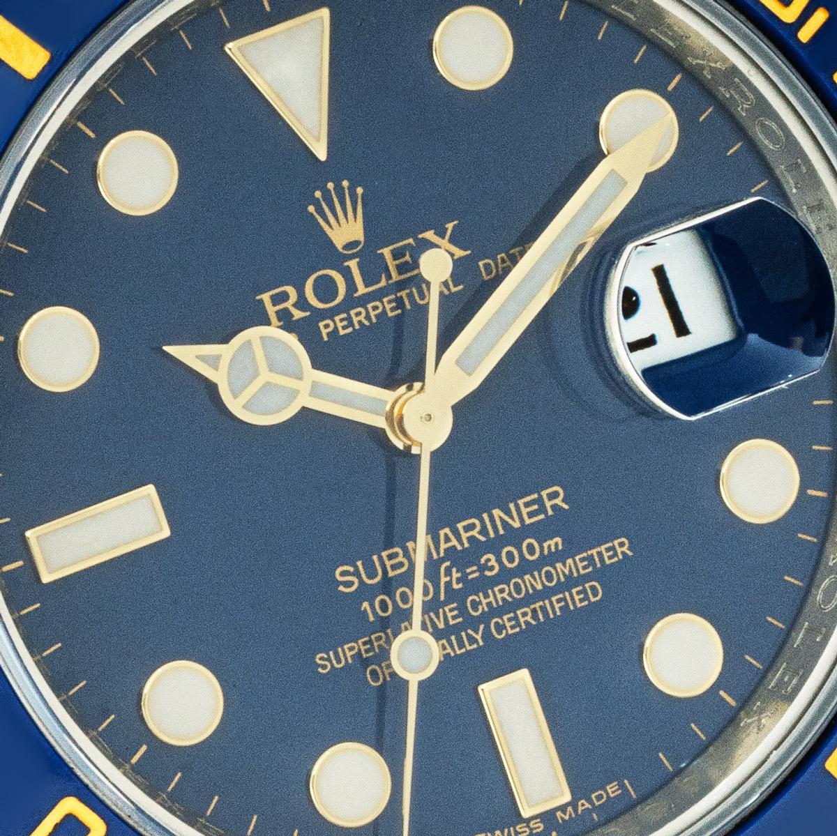 Rolex Submariner Date 116613LB In Excellent Condition In London, GB