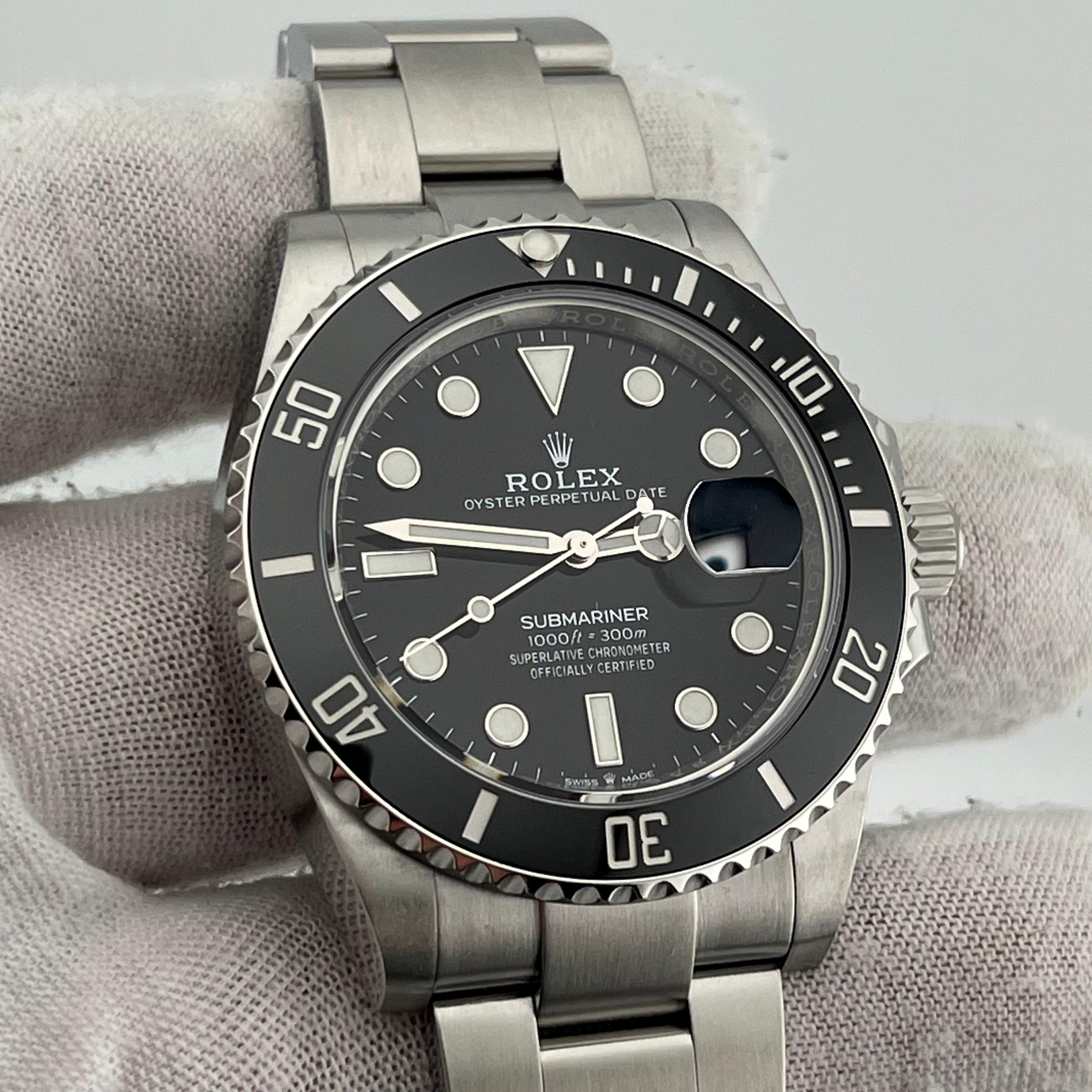 Rolex Submariner Date 126610LN 41mm Black Ceramic Stainless Steel Box Paper 2022 4