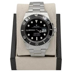 Rolex Submariner Date 126610LN 41mm Black Ceramic Stainless Steel Box Paper 2023