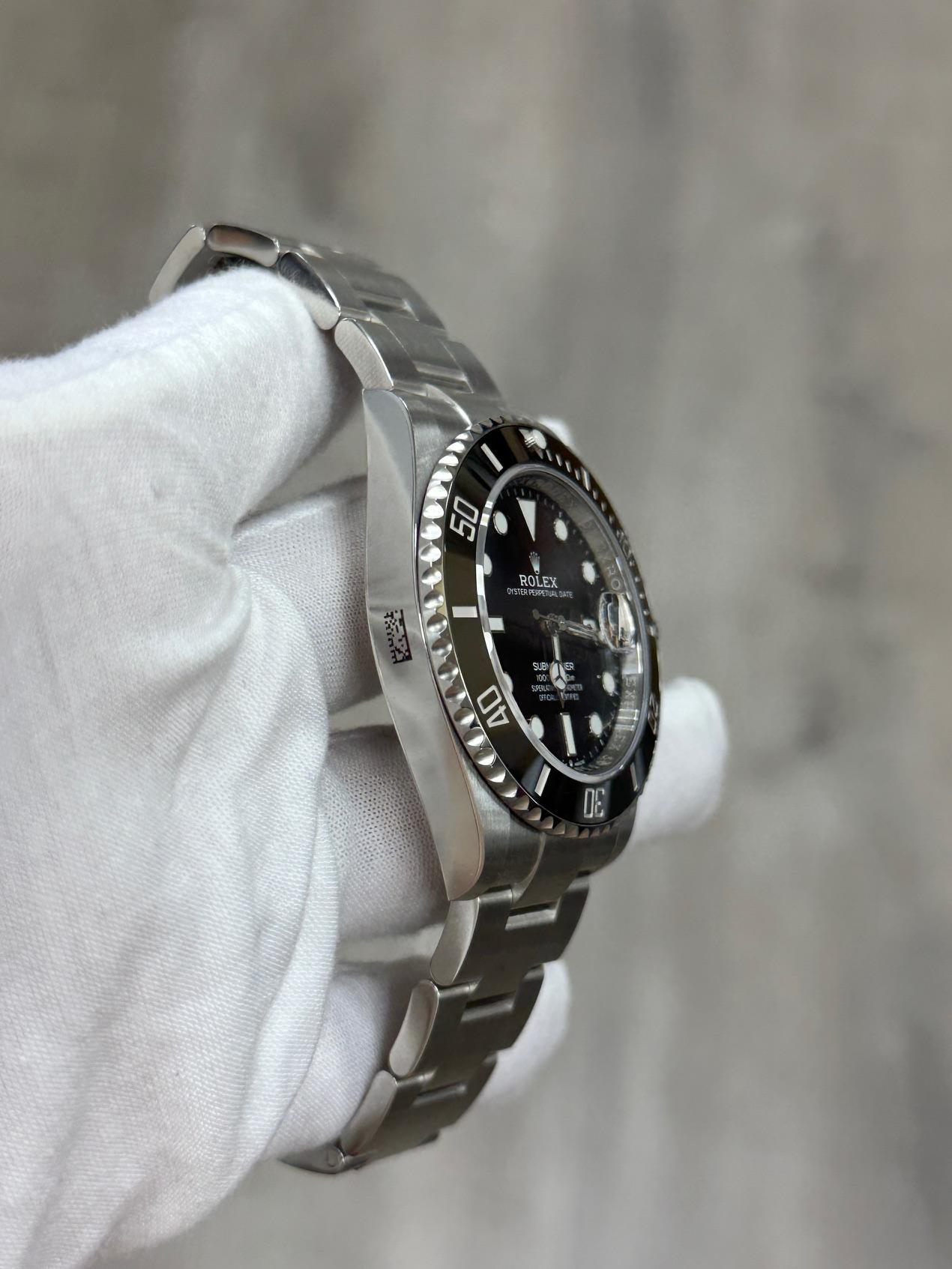 Rolex Submariner Date 126610LN 41mm Acero Cerámico Negro Caja Papel 2022 Pegatinas en venta 4