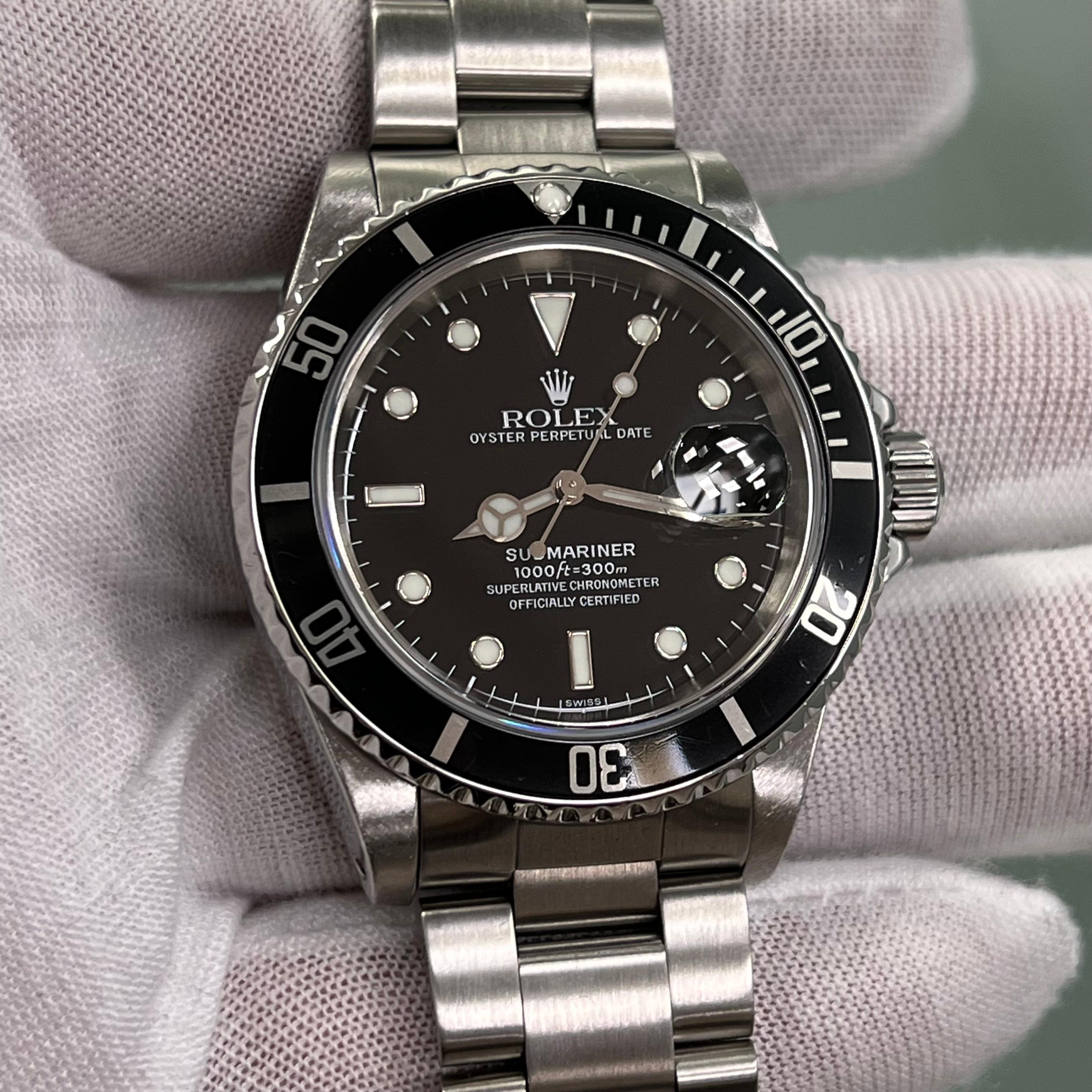 Rolex Submariner Date 16610 40mm Black Dial Stainless Steel 3