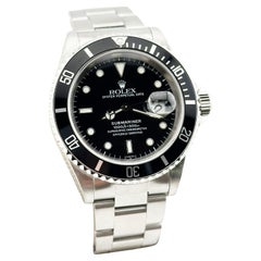 Rolex Submariner Date 16610 40mm Black Dial Stainless Steel