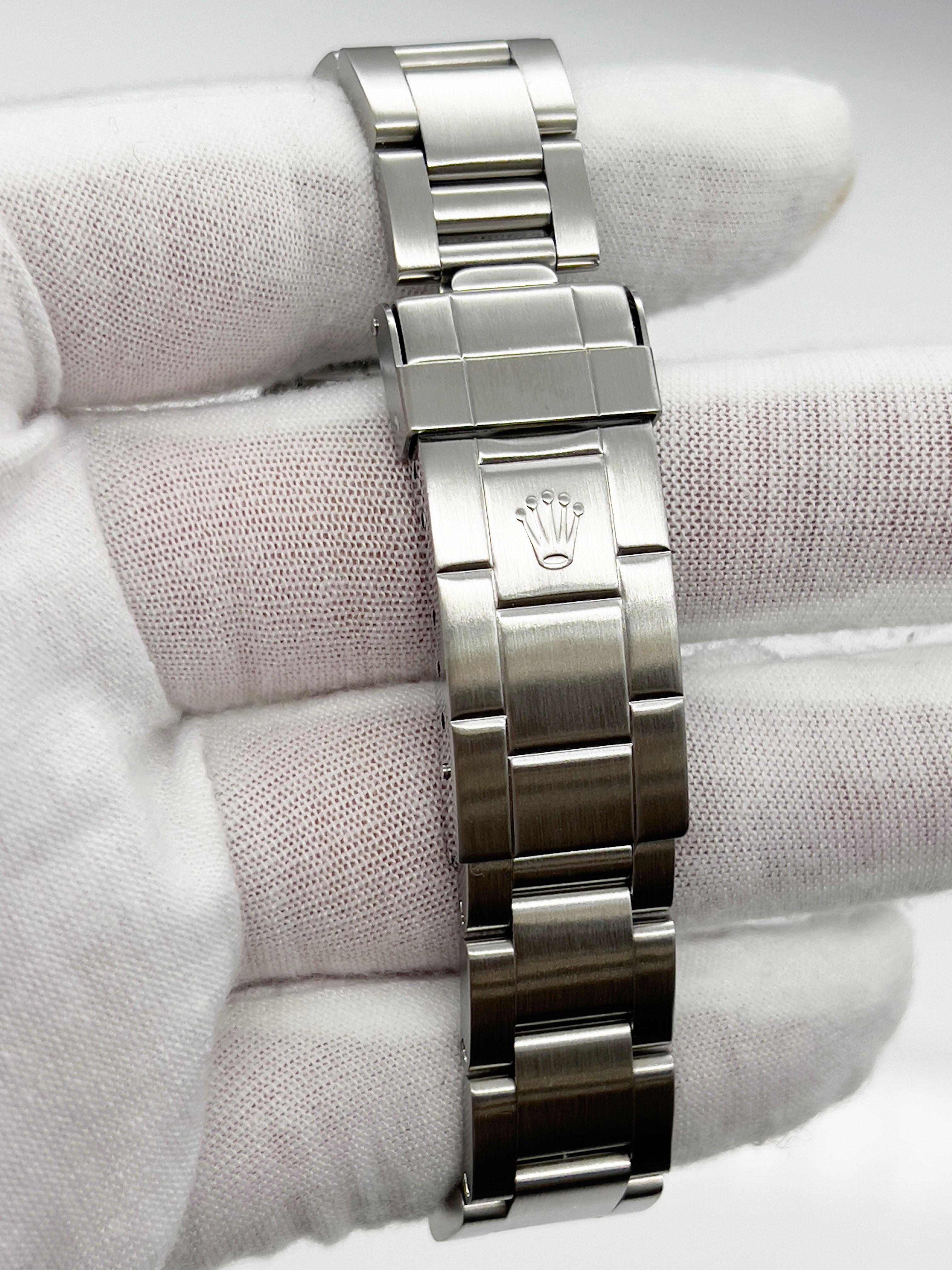 Rolex Submariner Date 16610 40mm Schwarze Box-Service-Karte aus Edelstahl 2