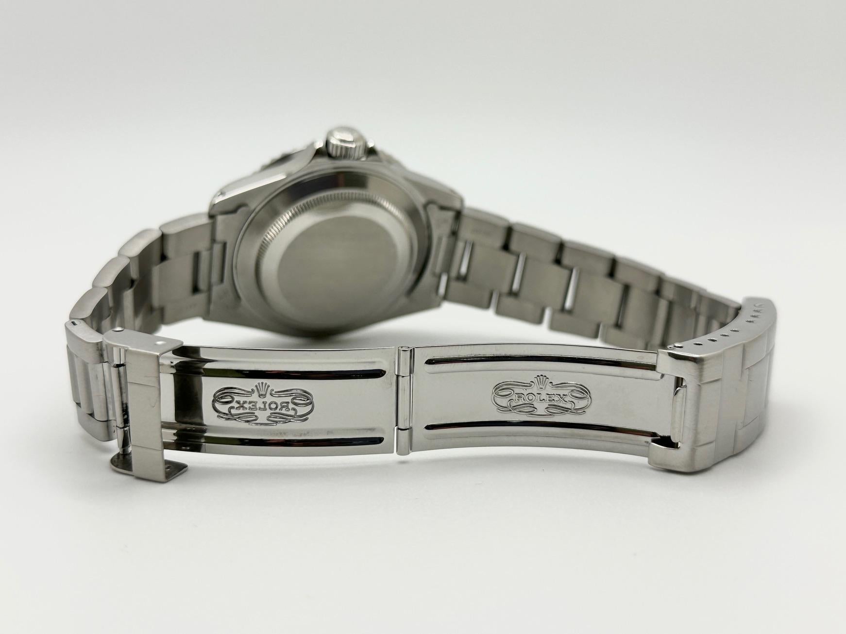 Rolex Submariner Date 16610 40mm Schwarz Edelstahl im Angebot 1