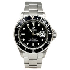 Rolex Submariner Date 16610 40mm Black Stainless Steel
