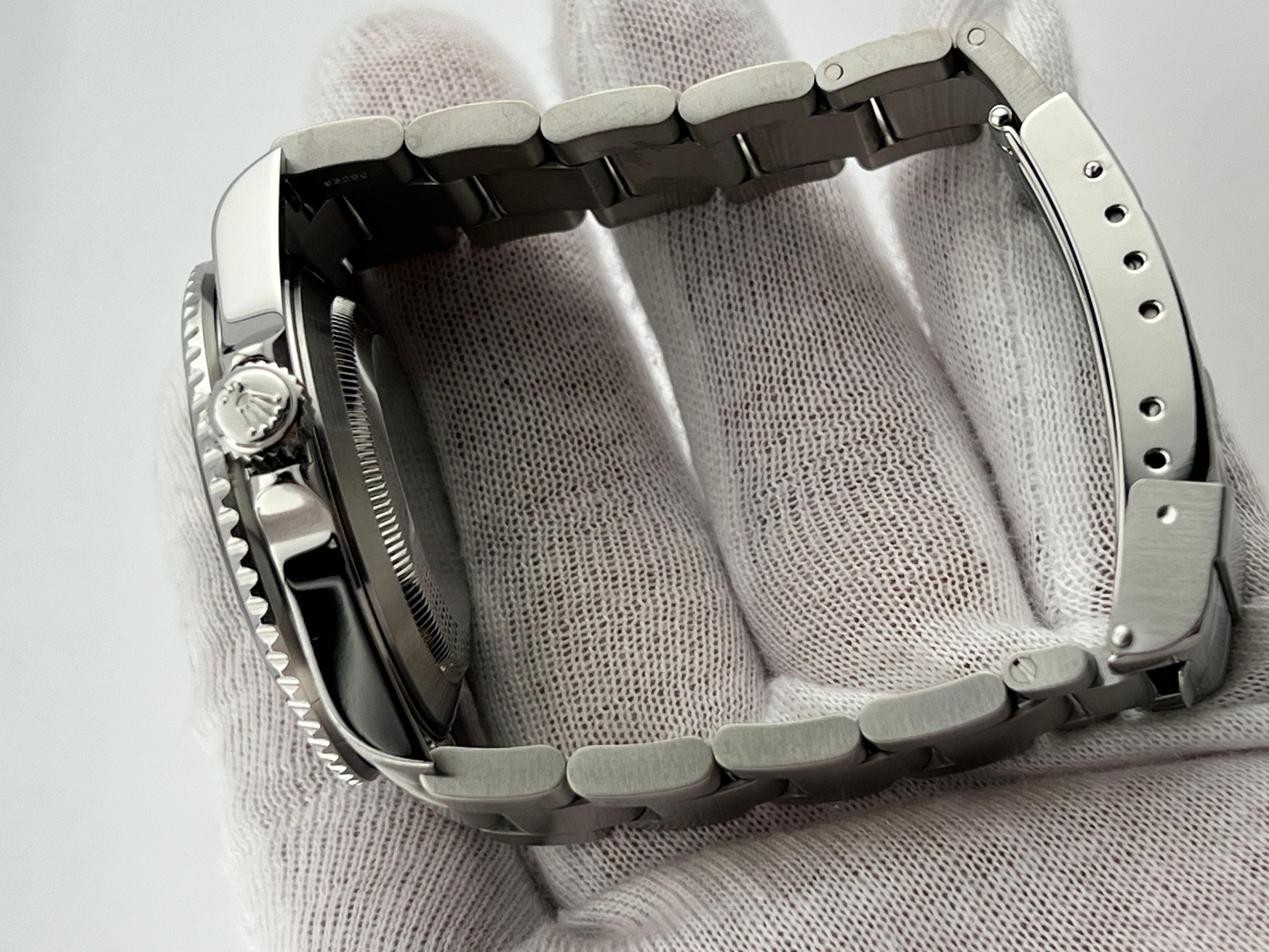Donna Rolex Submariner Date 16610 Quadrante Nero Acciaio Inox Scatola Carta 2004
