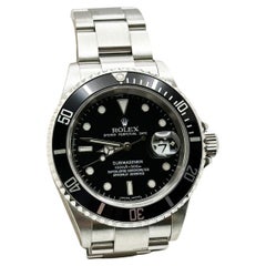 Rolex Submariner Date 16610 Black Dial Stainless Steel Box Paper 40mm 2006