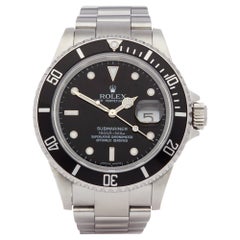 Rolex Submariner Date 16610 Men's Stainless Steel Watch