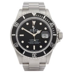 Rolex Submariner Date 16610 Men's Stainless Steel Watch