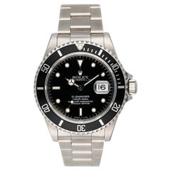 Rolex Submariner Datum 16610 Herrenuhr Box Papiere