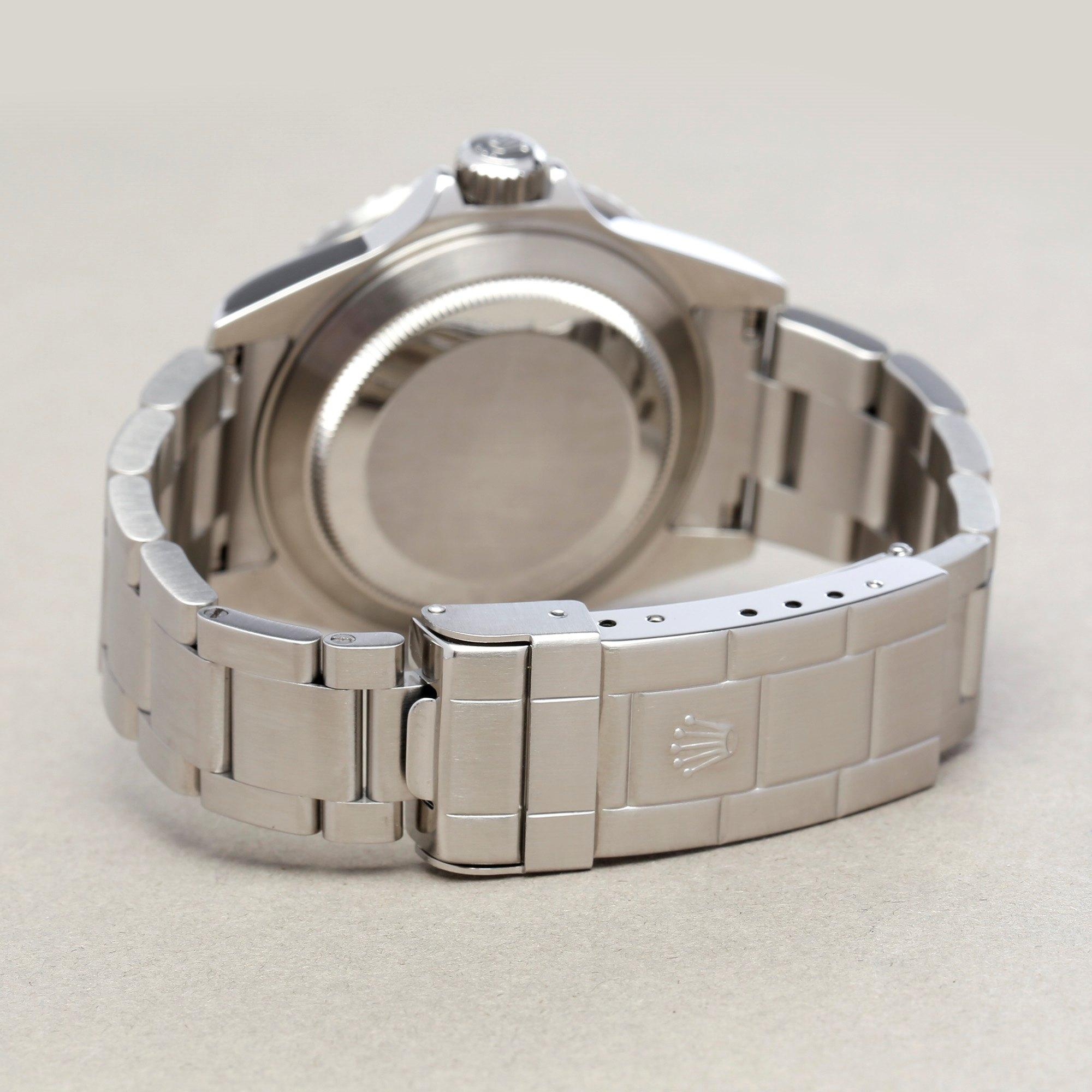 Rolex Submariner Date 16610LV Men's Stainless Steel Kermit' Watch 5