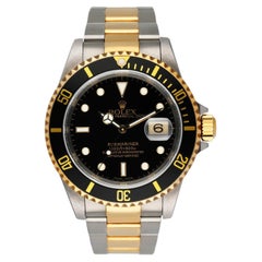 Rolex Montre Submariner Date 16613 à cadran noir pour hommes