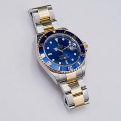 Rolex Submariner Date 16613 Blue Dial Mens Watch Box Papers