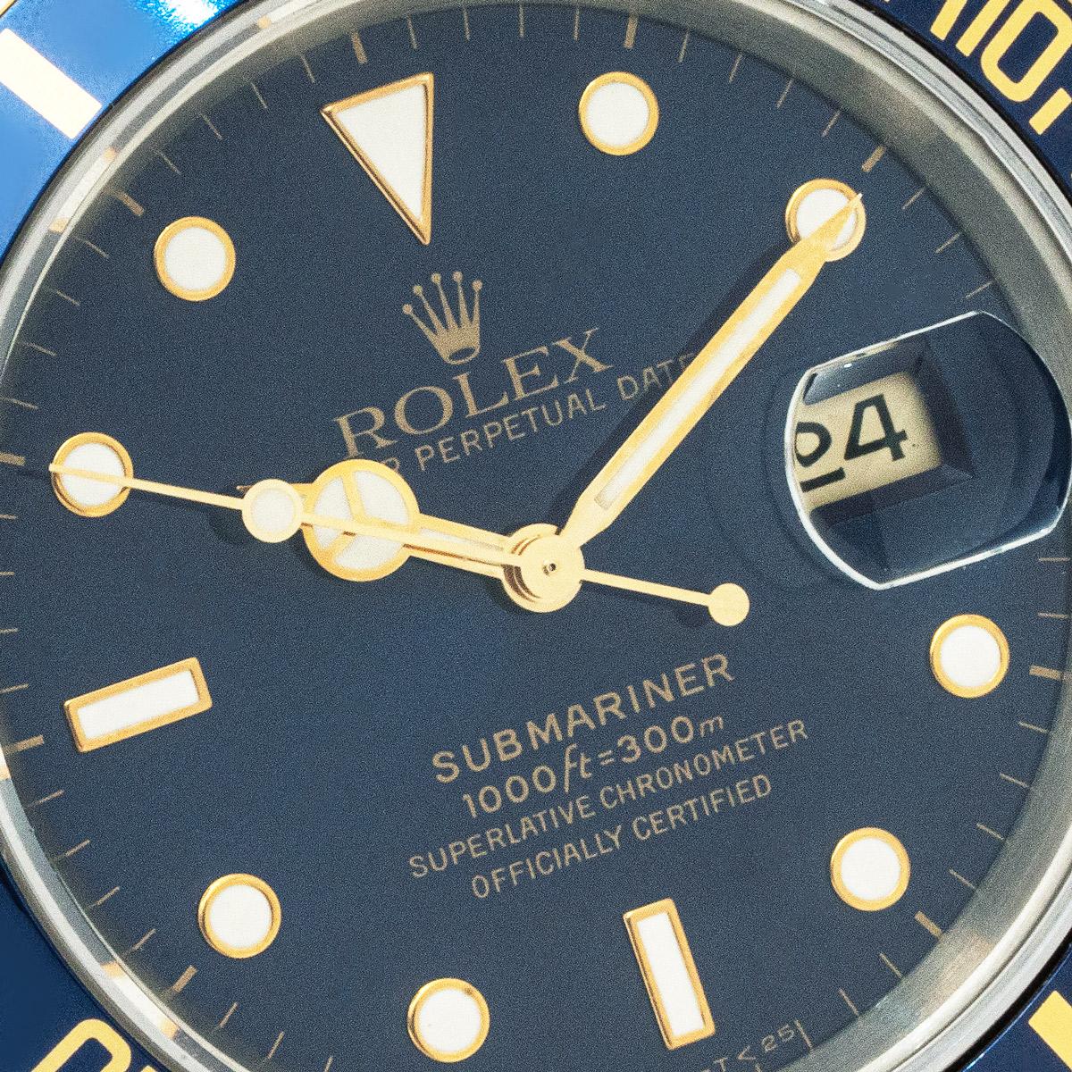 Rolex Submariner Date 16613 In Excellent Condition For Sale In London, GB