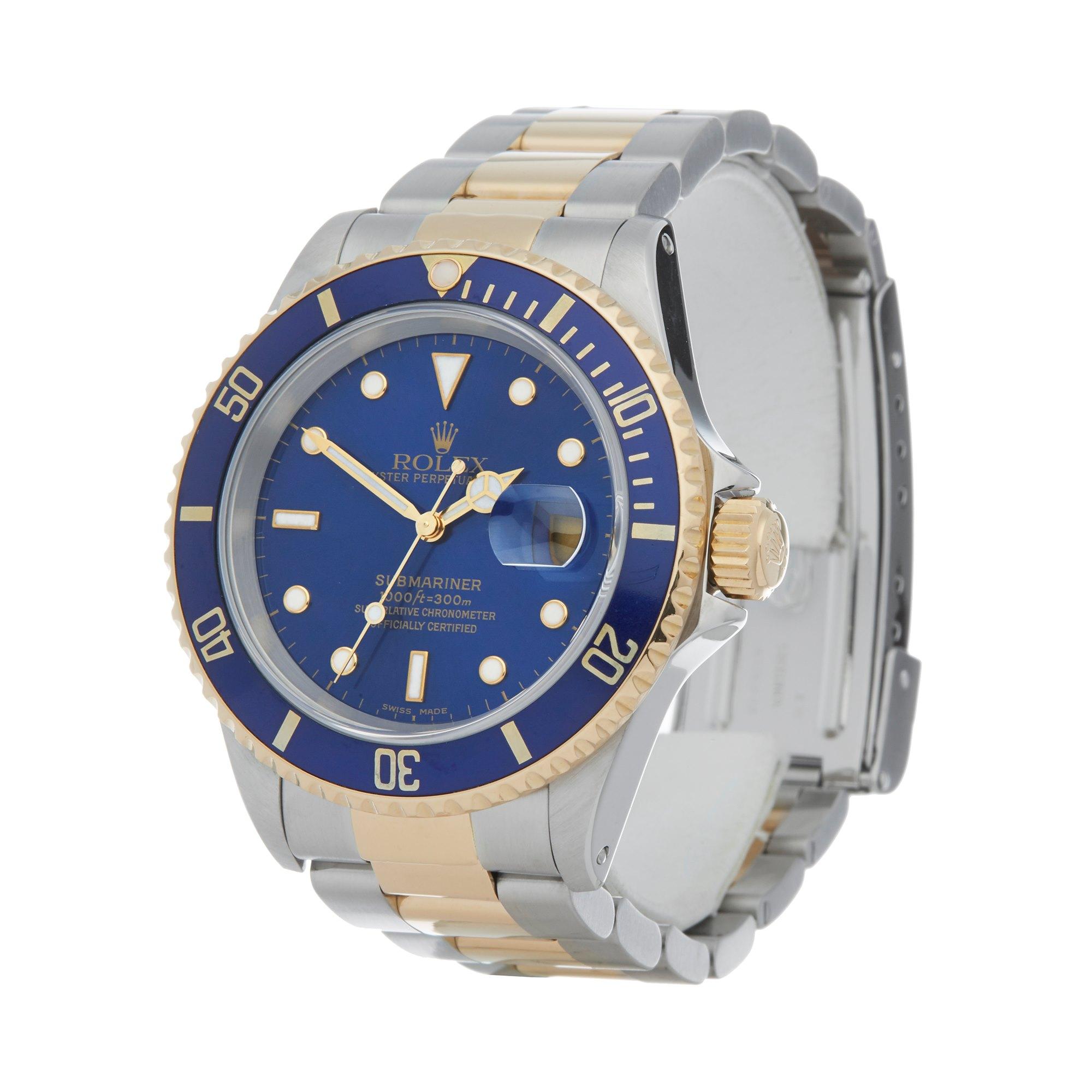 Xupes Reference: W007669
Manufacturer: Rolex
Model: Submariner
Model Variant: Date
Model Number: 16613
Age: 36800
Gender: Men
Complete With: Rolex Box, Manuals, Guarantee, Calendar Card, Card Holder & Swing Tag
Dial: Blue Other
Glass: Sapphire