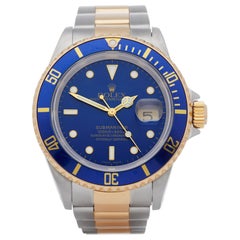 Rolex Submariner Date 16613 Men
s Stainless Steel and Yellow Gold Watch