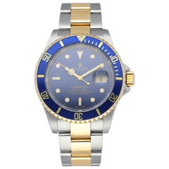 Rolex Submariner Date 16613 Men's Watch Box Papers