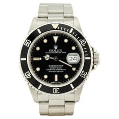 Rolex Submariner Date 168000 Black Dial Stainless Steel