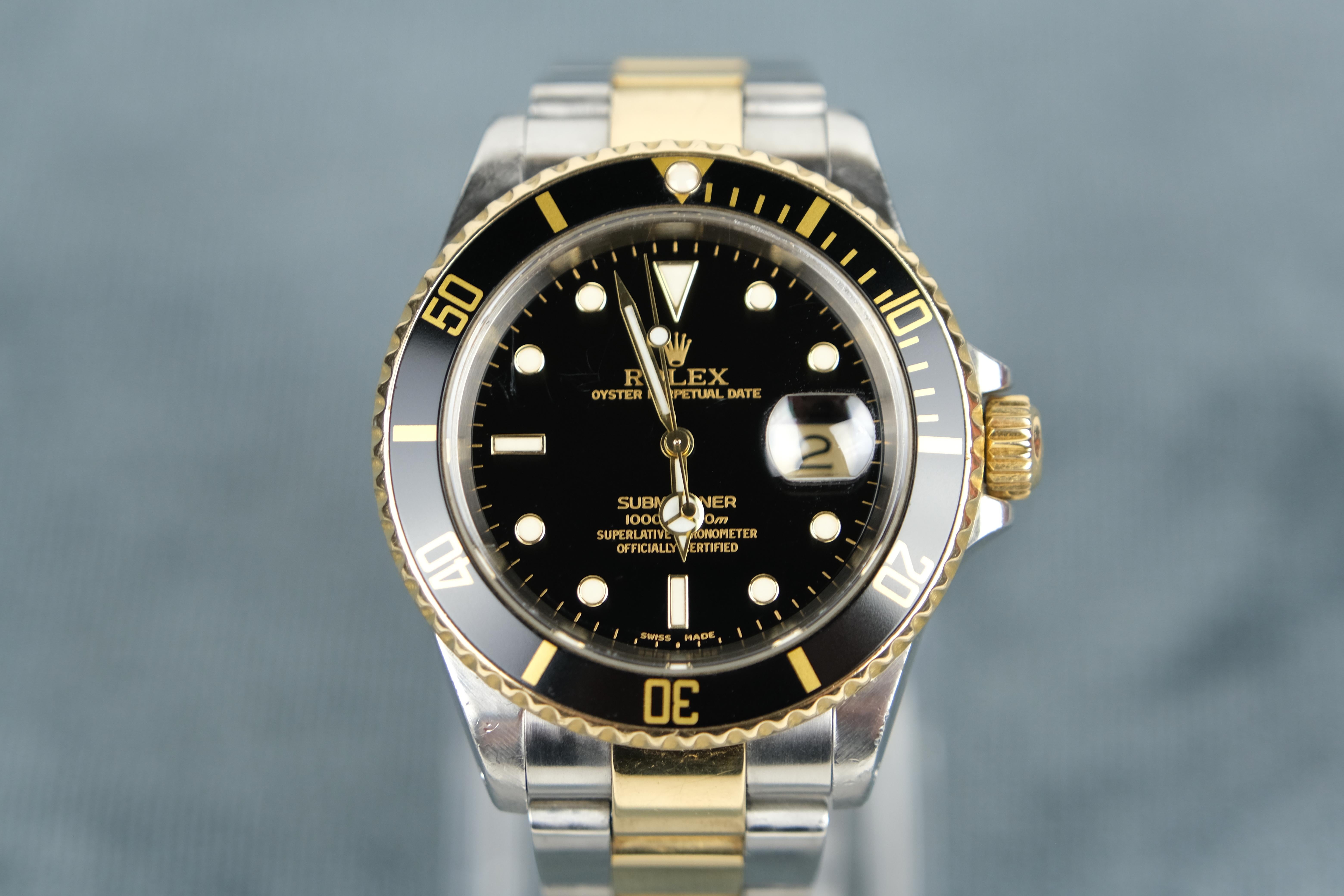 Rolex Submariner Date in 18K Gold and Steel.

Selling this watch is going to be difficult. I did purchase it to resell but then stupidly, I put it on. It fit perfectly and well, it is a Rolex Submariner so I should not have put it on. It was